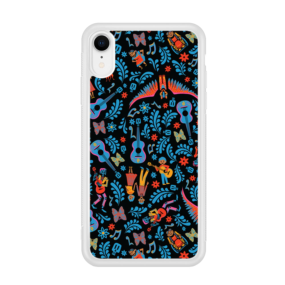 Coco Pattern Aesthetic iPhone XR Case