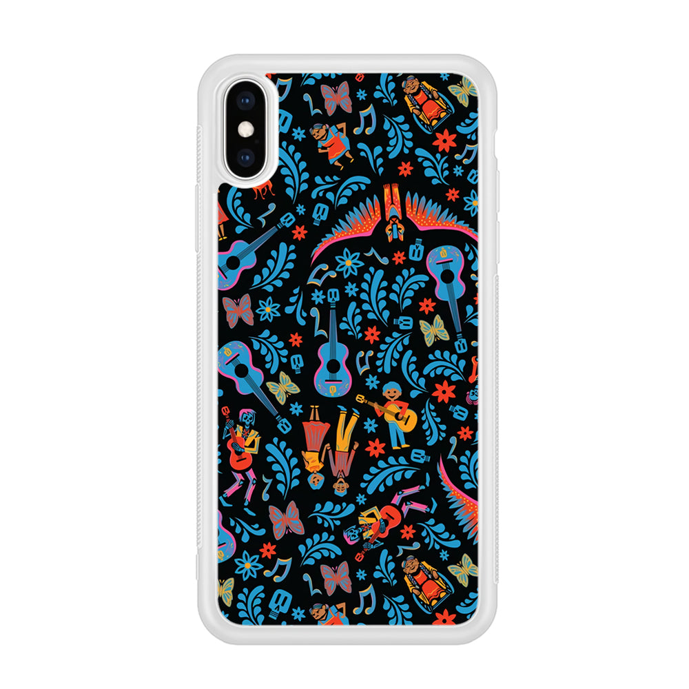 Coco Pattern Aesthetic iPhone X Case