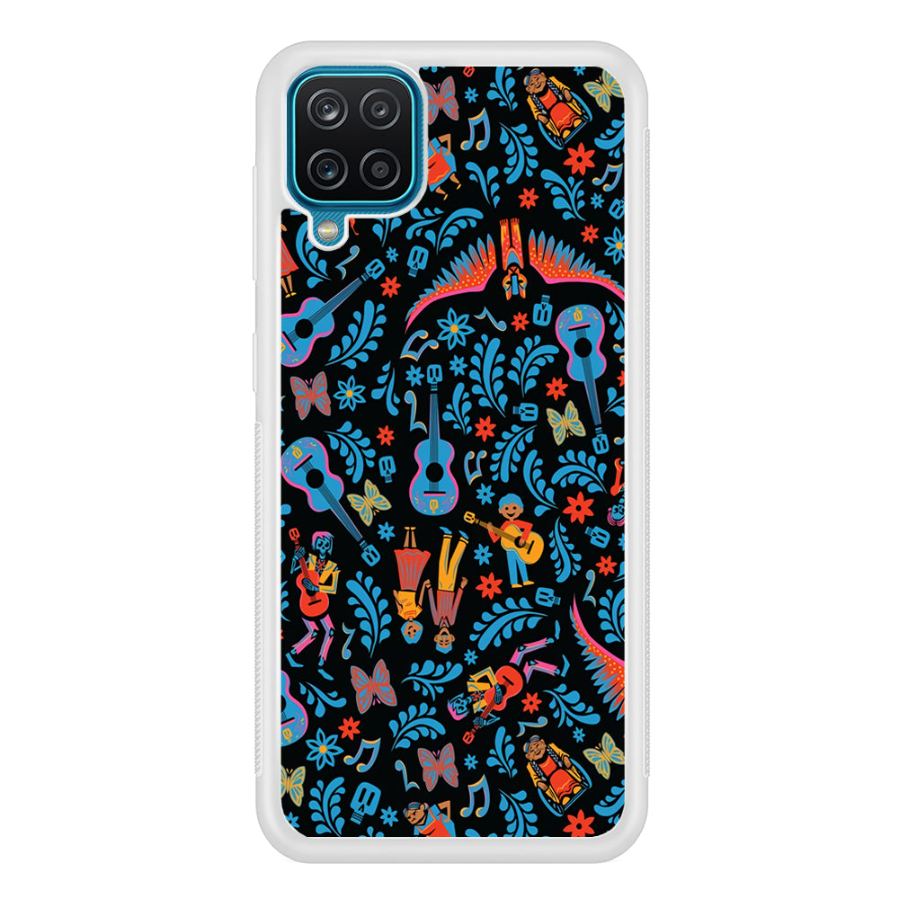 Coco Pattern Aesthetic Samsung Galaxy A12 Case