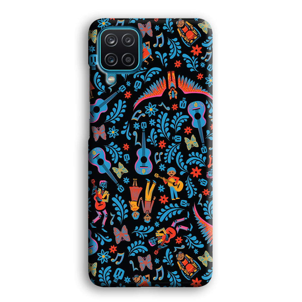 Coco Pattern Aesthetic Samsung Galaxy A12 Case