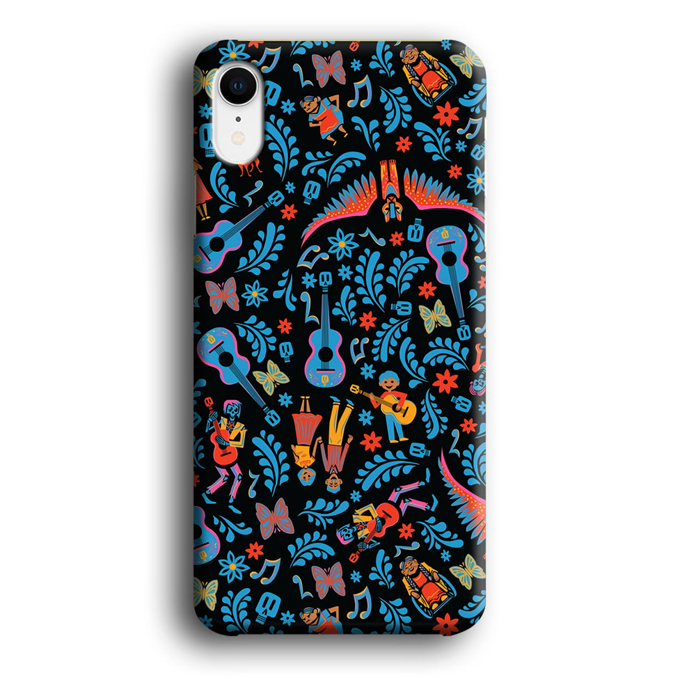 Coco Pattern Aesthetic iPhone XR Case