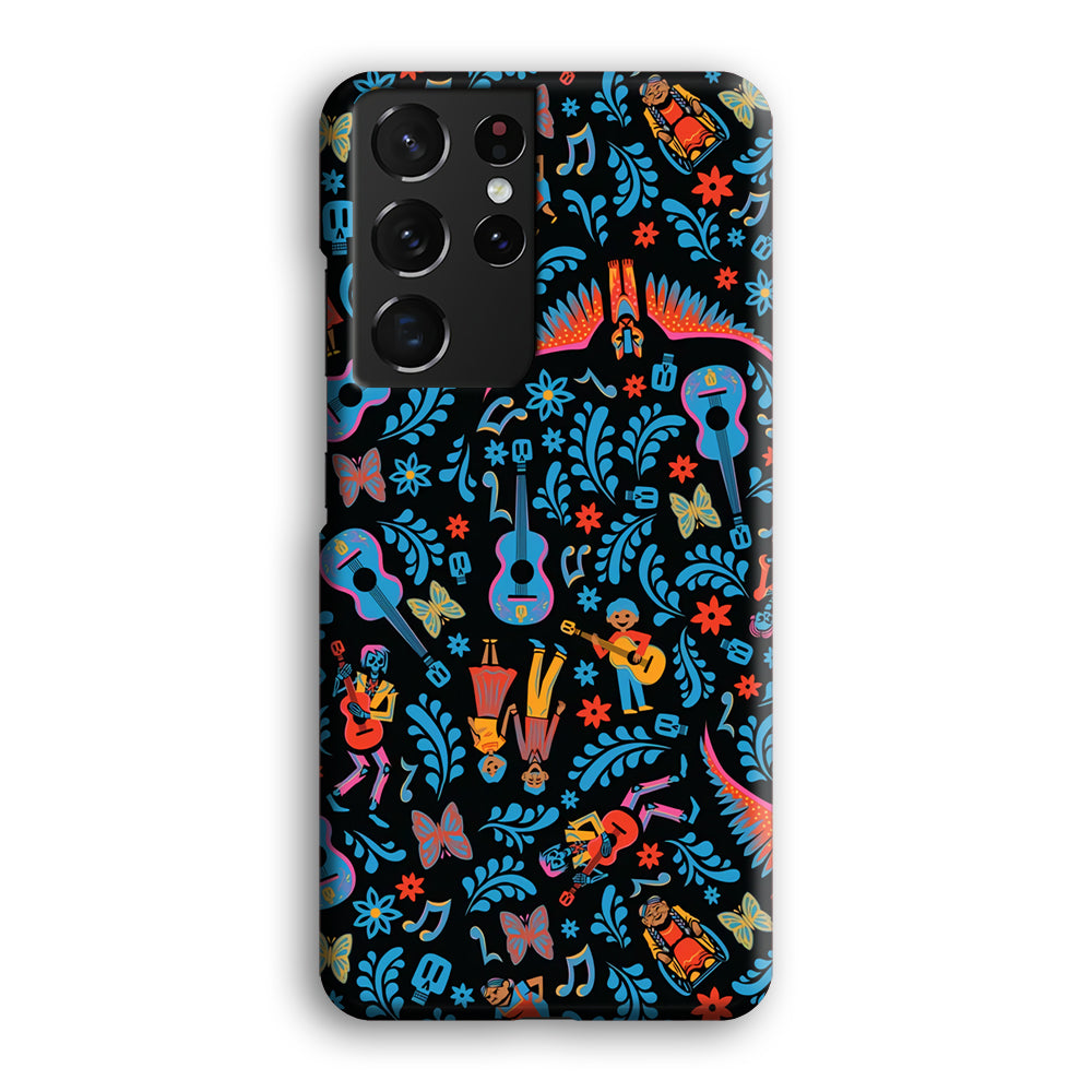 Coco Pattern Aesthetic Samsung Galaxy S21 Ultra Case