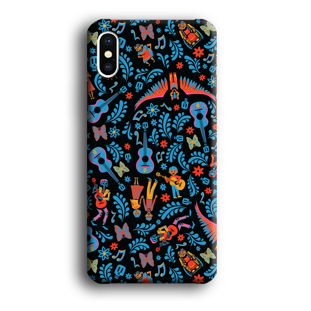 Coco Pattern Aesthetic iPhone X Case