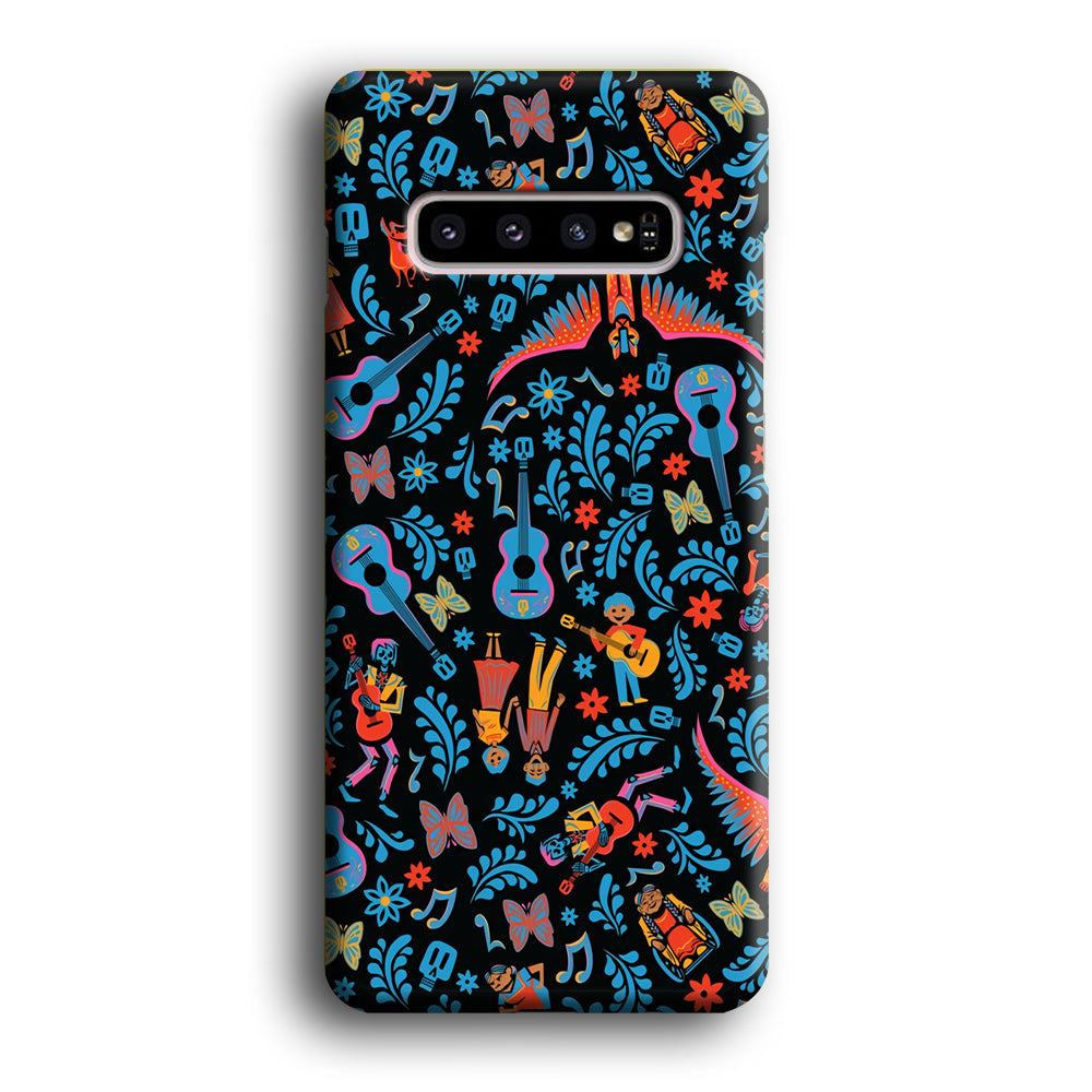 Coco Pattern Aesthetic Samsung Galaxy S10 Case