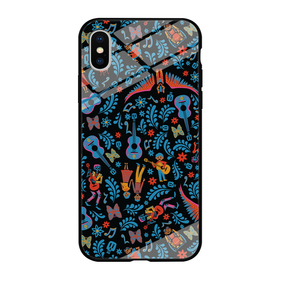 Coco Pattern Aesthetic iPhone X Case