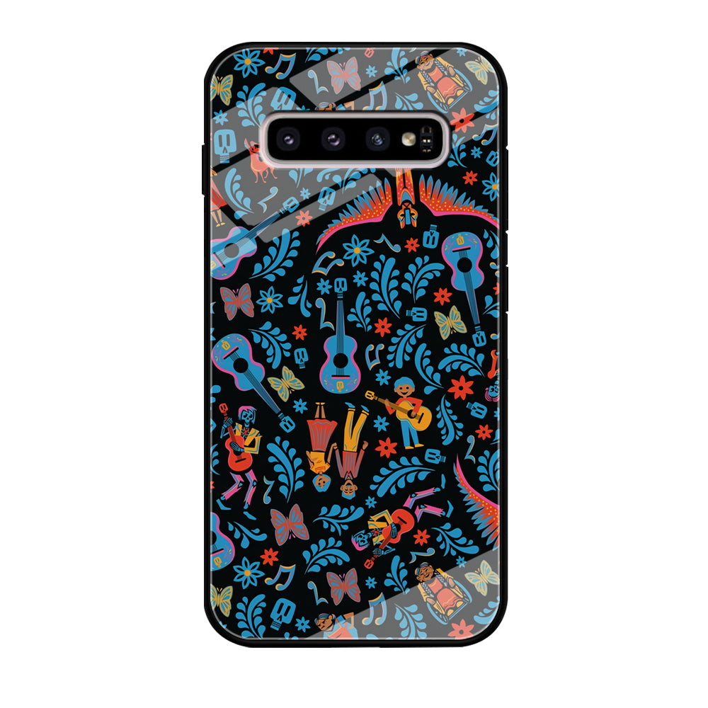 Coco Pattern Aesthetic Samsung Galaxy S10 Case