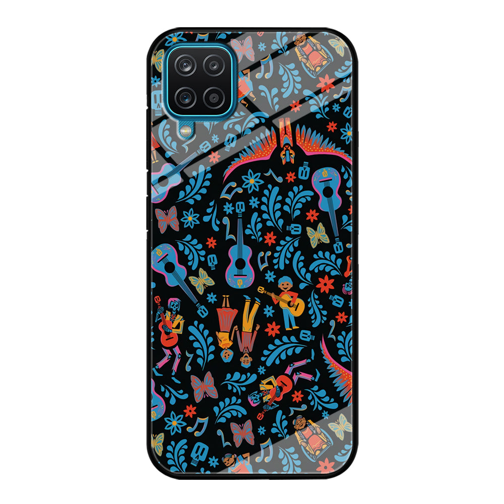 Coco Pattern Aesthetic Samsung Galaxy A12 Case