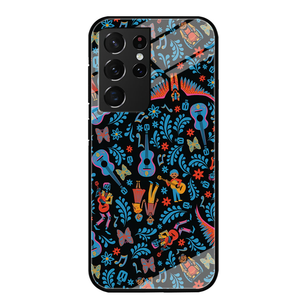 Coco Pattern Aesthetic Samsung Galaxy S21 Ultra Case