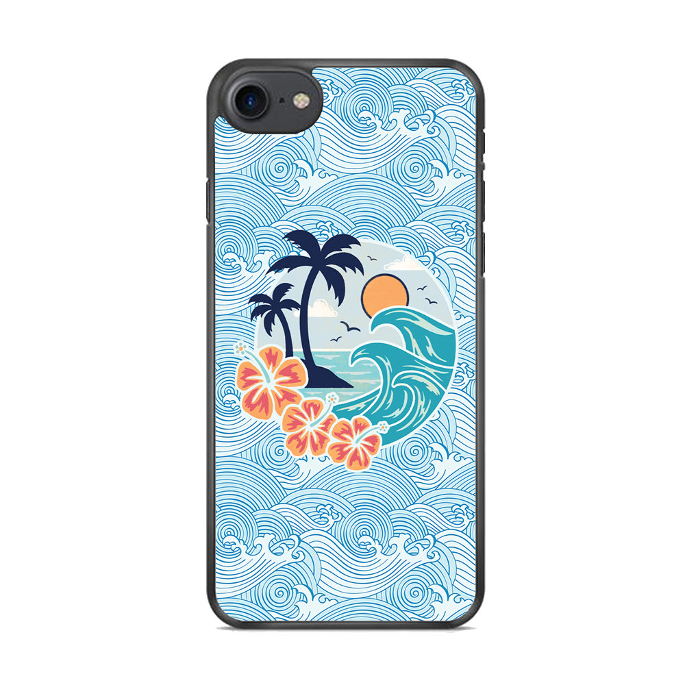 Coco Beach Portrait iPhone 8 Case
