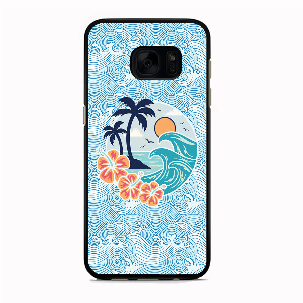 Coco Beach Portrait Samsung Galaxy S7 Edge Case