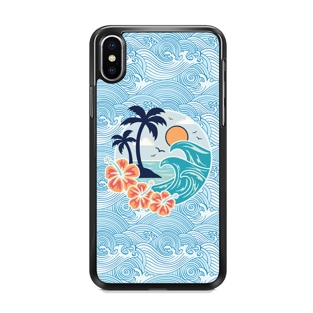 Coco Beach Portrait iPhone X Case