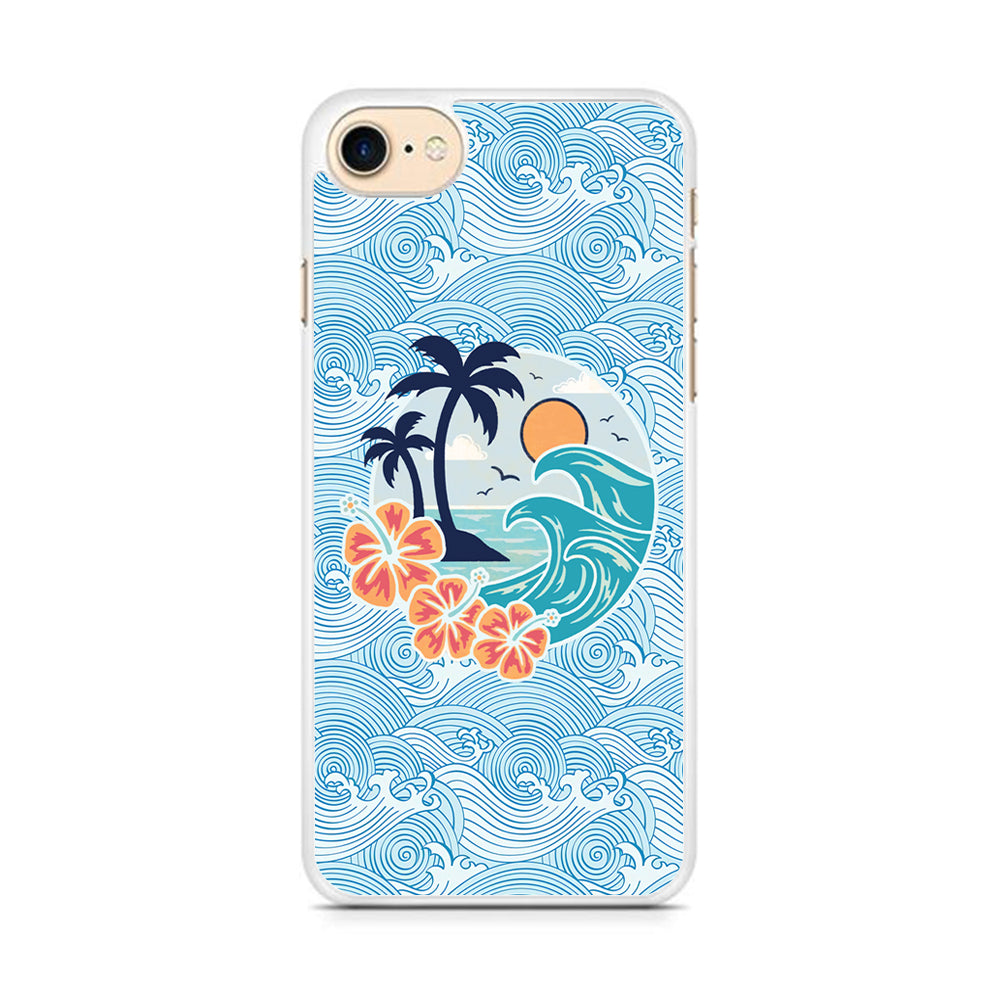 Coco Beach Portrait iPhone 8 Case