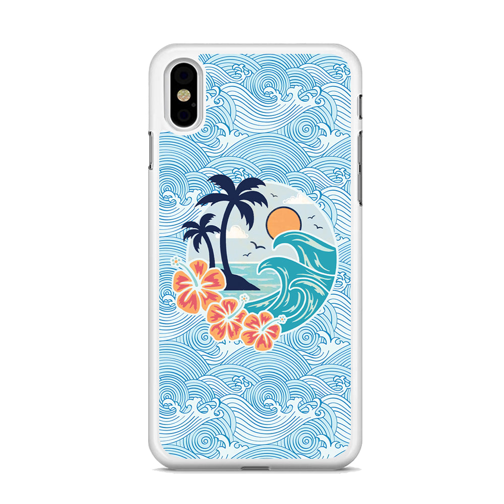 Coco Beach Portrait iPhone X Case