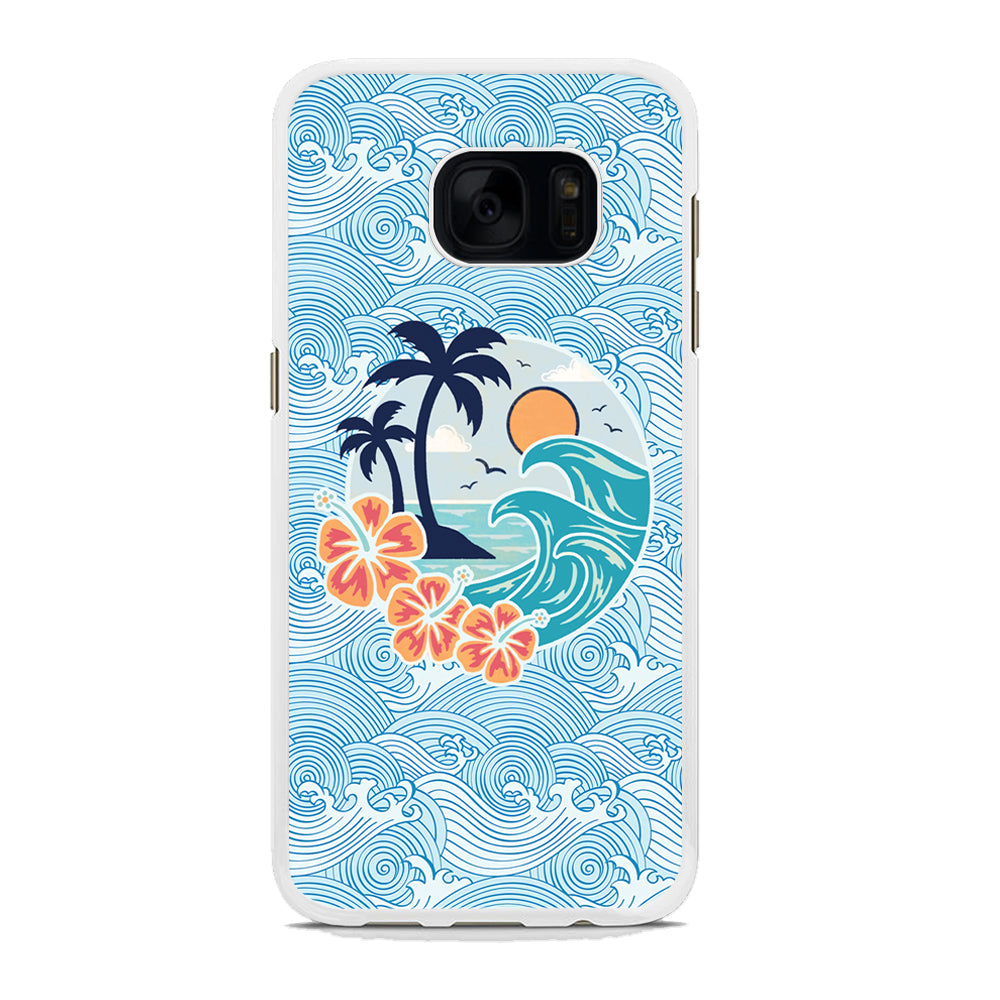 Coco Beach Portrait Samsung Galaxy S7 Edge Case