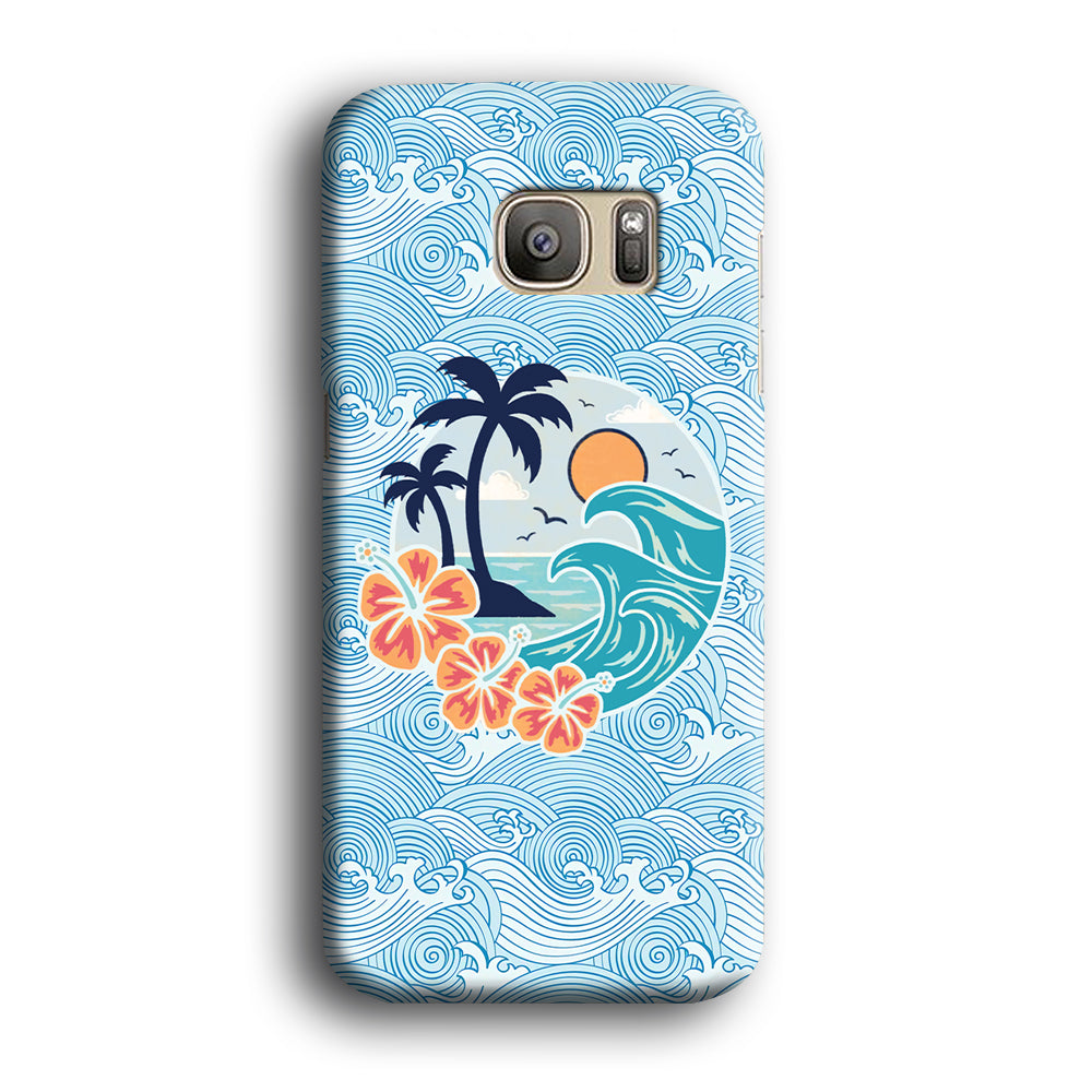 Coco Beach Portrait Samsung Galaxy S7 Edge Case