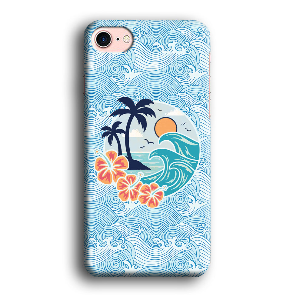 Coco Beach Portrait iPhone 8 Case