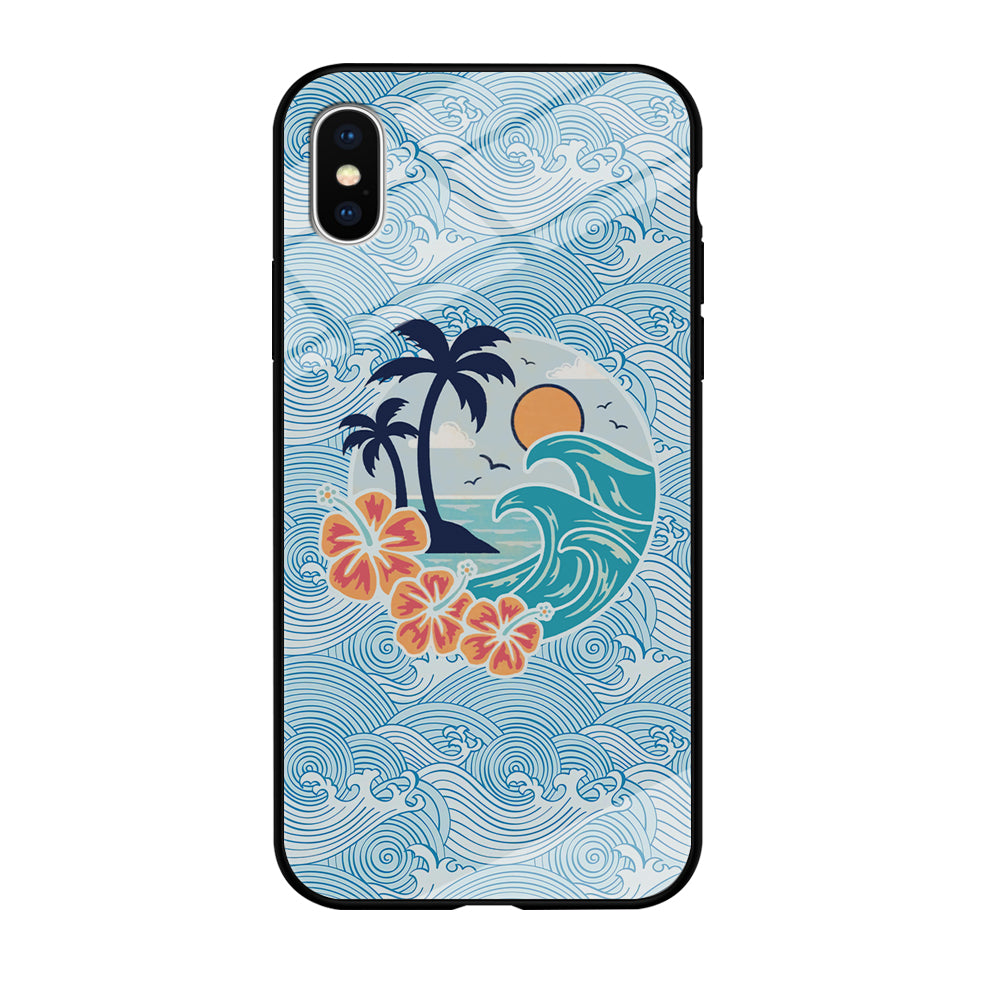 Coco Beach Portrait iPhone X Case