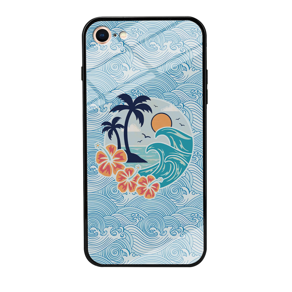 Coco Beach Portrait iPhone 8 Case