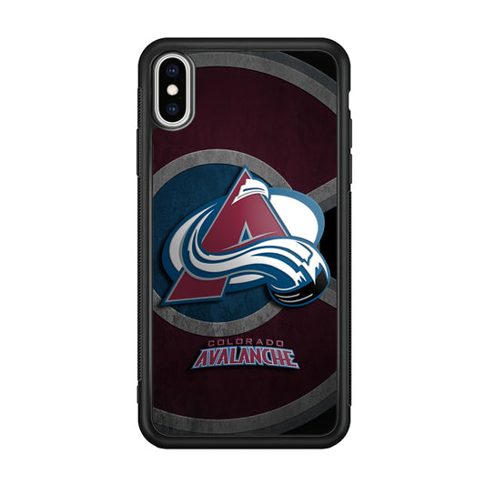 Colorado Avalanche Hockey Team iPhone XS Case