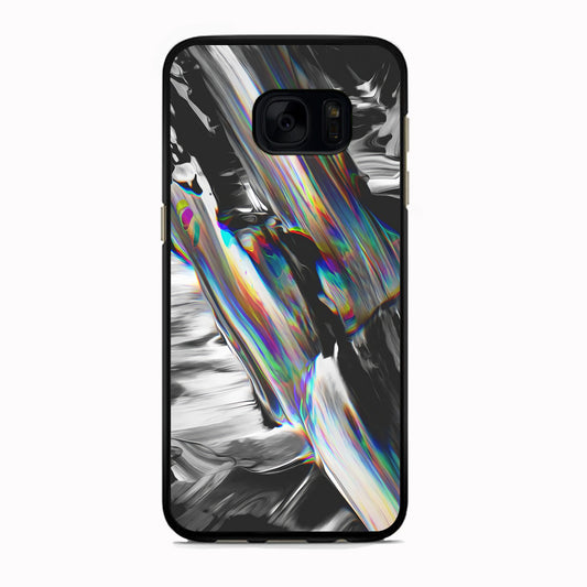 Colour Black Coruscate Samsung Galaxy S7 Edge Case
