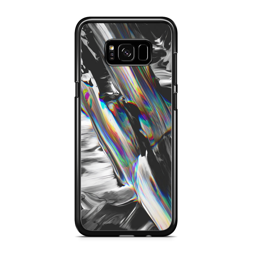 Colour Black Coruscate Samsung Galaxy S8 Plus Case Rubber Black (2D Case)