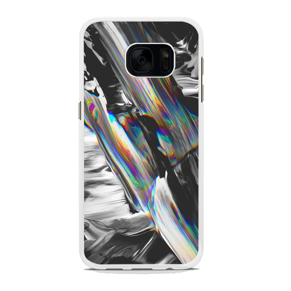 Colour Black Coruscate Samsung Galaxy S7 Edge Case