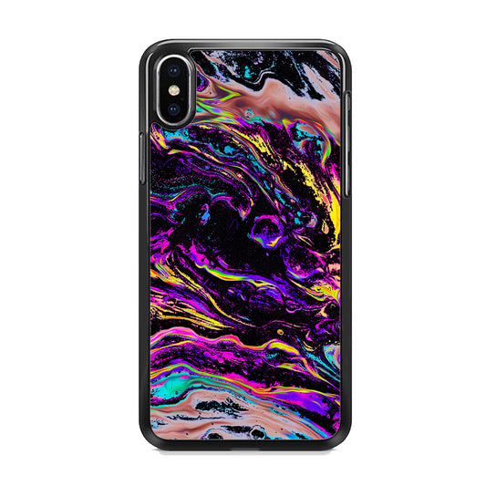 Colour Grains of Space iPhone X Case