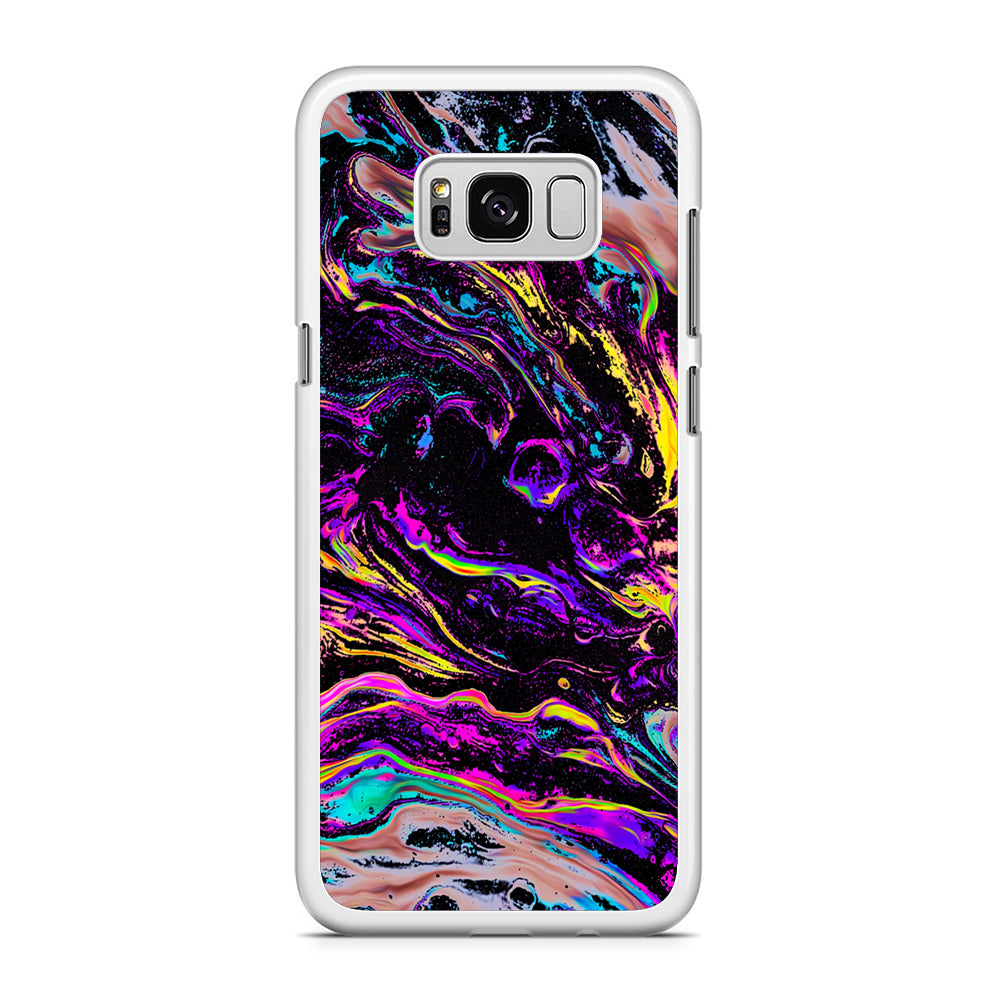 Colour Grains of Space Samsung Galaxy S8 Plus Case Rubber White (2D Case)
