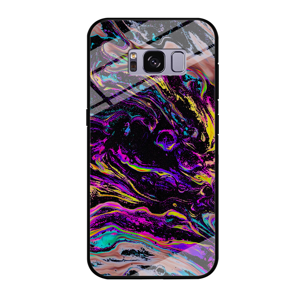 Colour Grains of Space Samsung Galaxy S8 Plus Case Tempered Glass Case