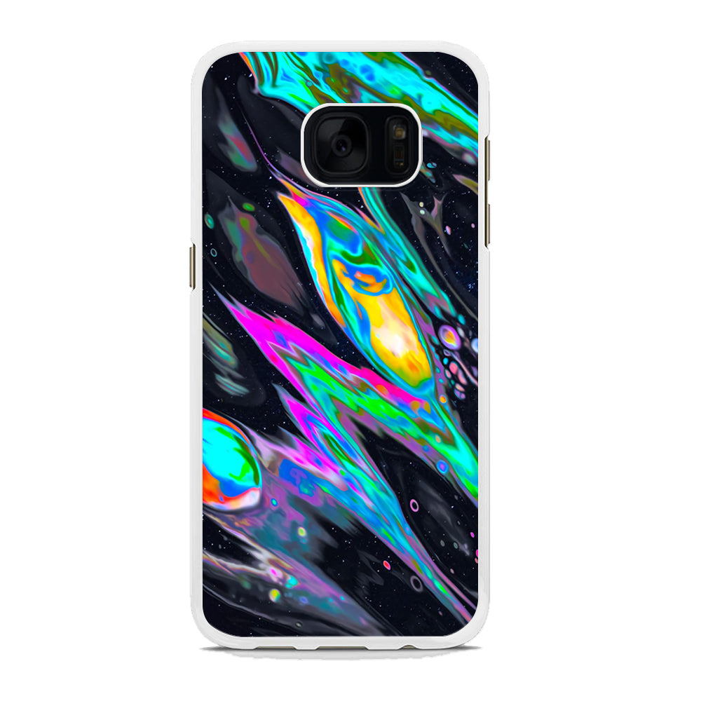 Colour Horizon Light Samsung Galaxy S7 Case Rubber White (2D Case)