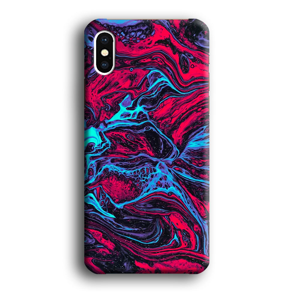 Colour Red x Blue Flux iPhone X Case
