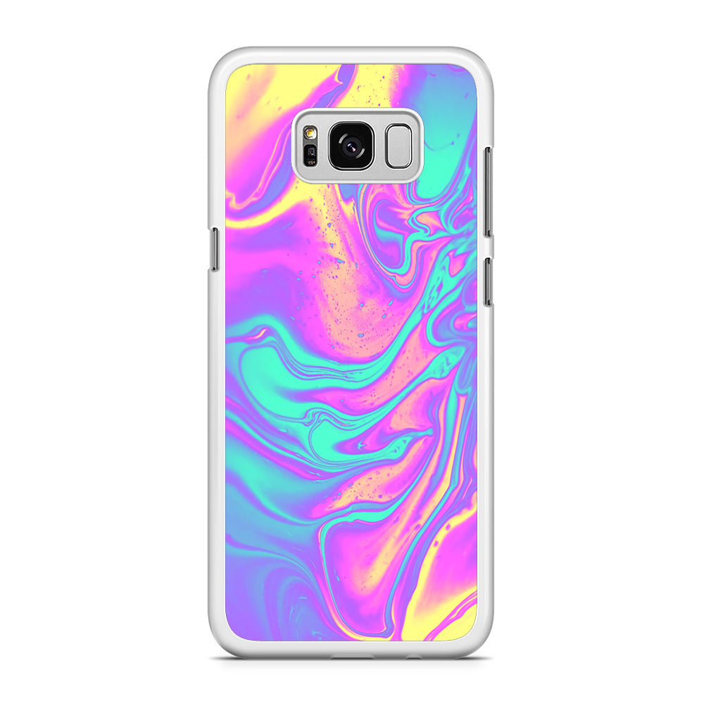 Colour Twilight Emersion Samsung Galaxy S8 Plus Case Rubber White (2D Case)