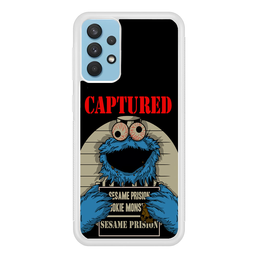 Cookie Monster Sesame Street Get Caught Samsung Galaxy A32 Case