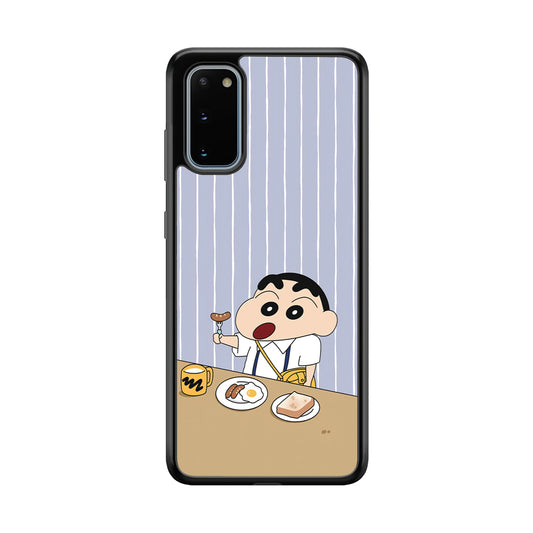 Crayon Shinchan Take a Breakfast Samsung Galaxy S20 Case