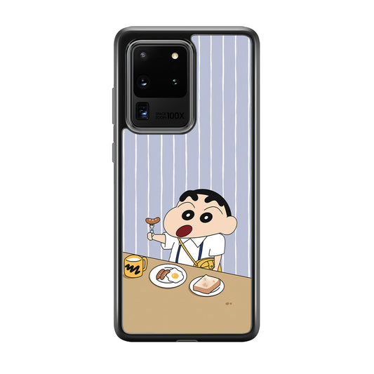 Crayon Shinchan Take a Breakfast Samsung Galaxy S20 Ultra Case