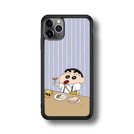 Crayon Shinchan Take a Breakfast iPhone 11 Pro Case