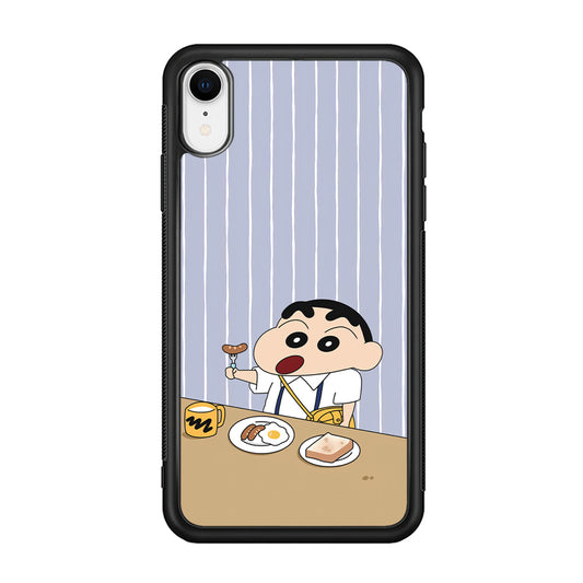 Crayon Shinchan Take a Breakfast iPhone XR Case