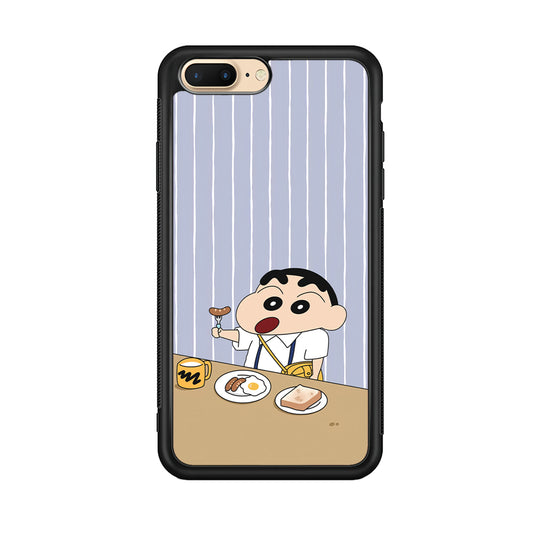 Crayon Shinchan Take a Breakfast iPhone 8 Plus Case