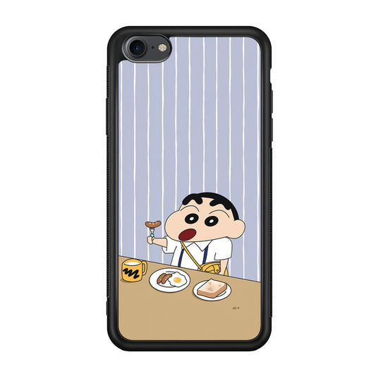 Crayon Shinchan Take a Breakfast iPhone 8 Case