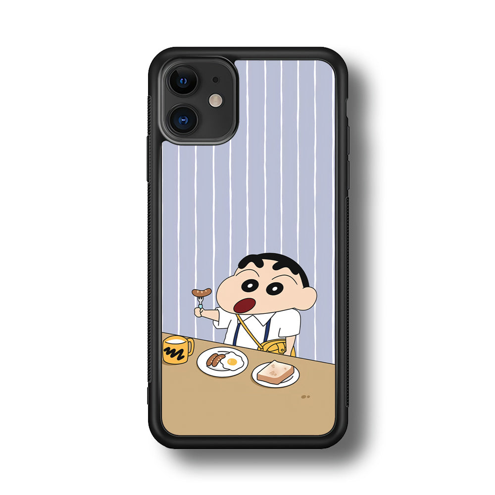 Crayon Shinchan Take a Breakfast iPhone 11 Case