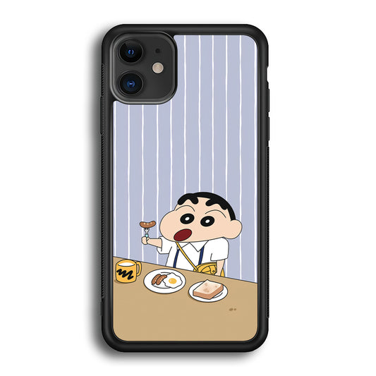 Crayon Shinchan Take a Breakfast iPhone 12 Case