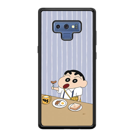 Crayon Shinchan Take a Breakfast Samsung Galaxy Note 9 Case