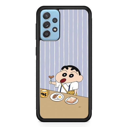 Crayon Shinchan Take a Breakfast Samsung Galaxy A72 Case