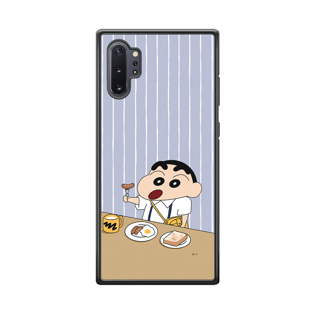 Crayon Shinchan Take a Breakfast Samsung Galaxy Note 10 Plus Case