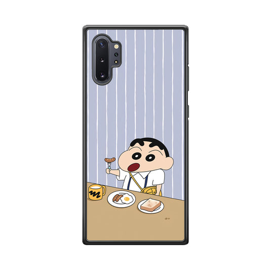 Crayon Shinchan Take a Breakfast Samsung Galaxy Note 10 Plus Case