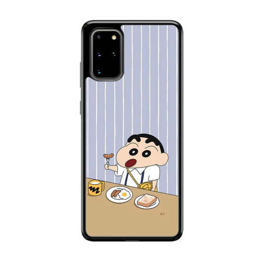 Crayon Shinchan Take a Breakfast Samsung Galaxy S20 Plus Case