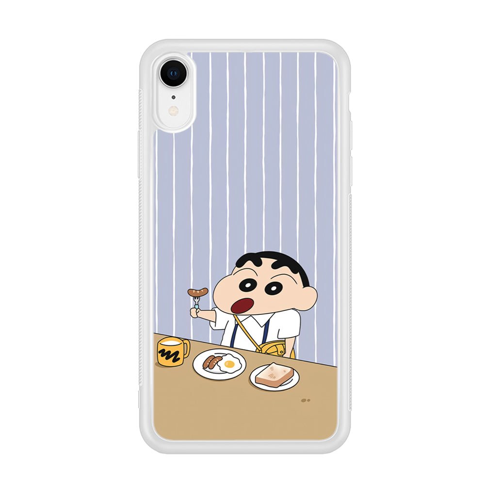 Crayon Shinchan Take a Breakfast iPhone XR Case