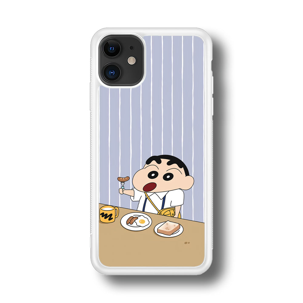 Crayon Shinchan Take a Breakfast iPhone 11 Case