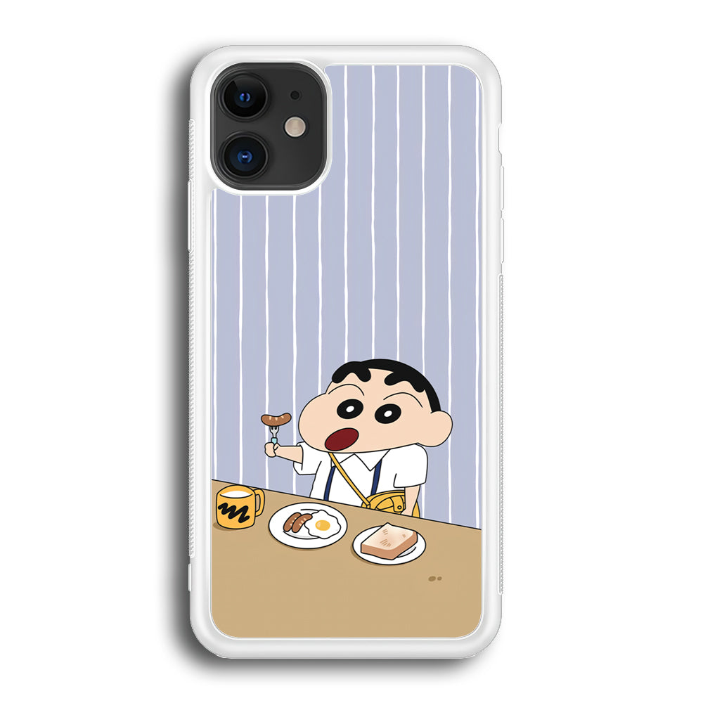 Crayon Shinchan Take a Breakfast iPhone 12 Case