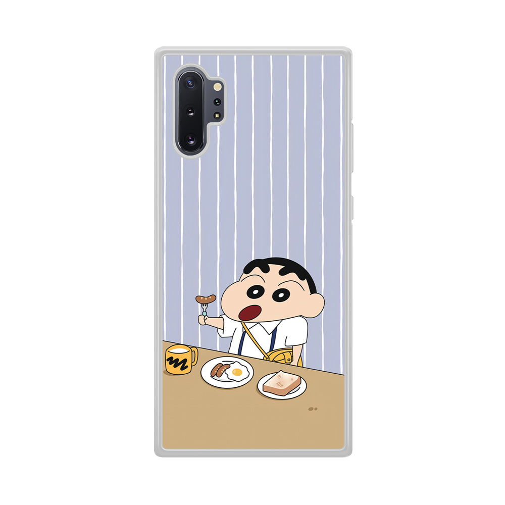 Crayon Shinchan Take a Breakfast Samsung Galaxy Note 10 Plus Case